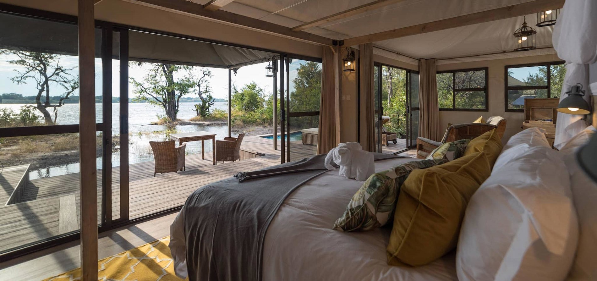 Old Drift Lodge Victoria Falls, Zimbabwe Rhino Africa