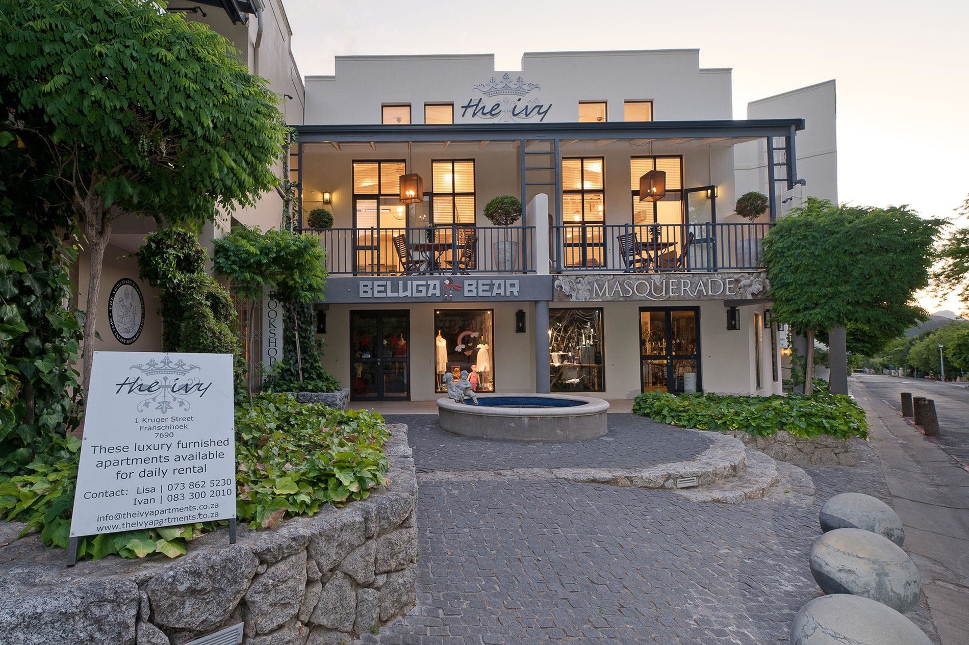 The Ivy Apartments Franschhoek Rhino Africa